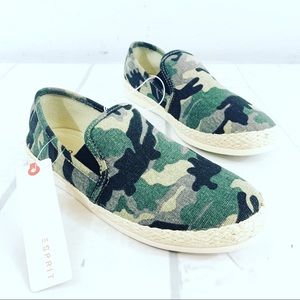 ESPRIT Eliana Camo Shoes Loafer Slip-On Shoes 7.5